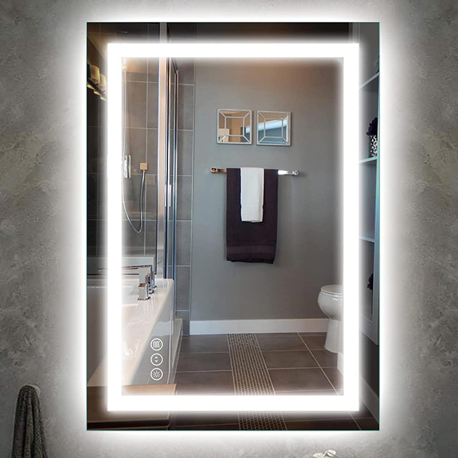 LED Mirror with Front & Backlit 20"x 28"