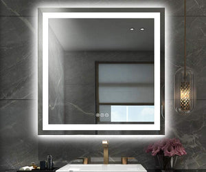 LED Mirror with Front & Backlit 36"x36"